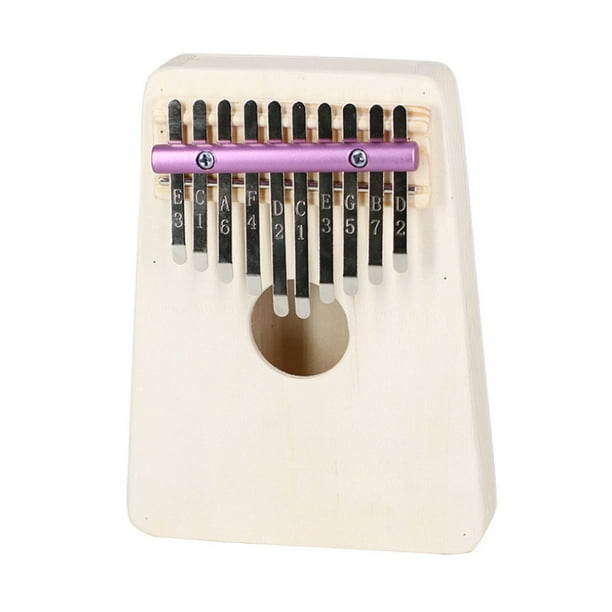 10 Key Kalimba DIY Kit Basswood Thumb Piano Mbira for Handwork Painting P PXJ